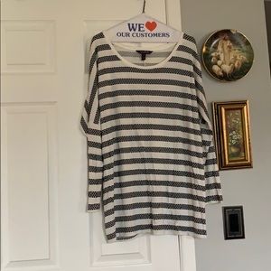 black and white sweater